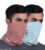Bamboo Bandana Printed, Anti Microbial Super Soft Fit, Breathable Multipurpose Headband, Face Mask for Dust & Sun Pack of 2 Black,Cuban Peach