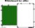 Smartix Regular Melamine Prima Non-Magnetic (Pack of 1) 2×1.5 Feet Chalkboard (60 cm x 45 cm) Whiteboards (White, Green)