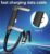2 in 1 invisible holder charger cable type c – type c 240 w fast charging cord