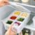 Food  Containers with Lids Airtight, Fridge Fresh-Keeping Container with 6 detachable small boxes, Portable Divided Fruit Storage Container Onion Ginger Garlic Cherry Storage (Pack Of 1)