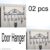 02 pcs Door Hanger, Door Hooks, Metal Door hanger, coat hanger with unique design 02 pcs black