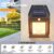 Lalson’s Solar Wall Lights Outdoor, Solar Wall Lantern with 3 Modes & Motion Sensor Solar Light Set (Wall Mounted Pack of 1)