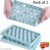 PURCHASE STORE® Plastic Reusable Flexible Round Ice Cube Trays, 33 Cavity Mini Round Ice Plastic Tray Molds for & Cocktails, Keep Drinks Chilled  (Multicolor, Pack of 2)