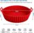 BIGMOTHERS Washable Air Fryer Silicone Pot with Ear Handles, Air Fryer Liner Silicone Baking Tray Easy to Clean, 6.5 in Bottom, Nonstick Reusable Air Fryer Basket, Heat Resistance Pack of 1