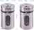 100ml the bast Stainless Steel Salt & Pepper Shaker with Glass Window